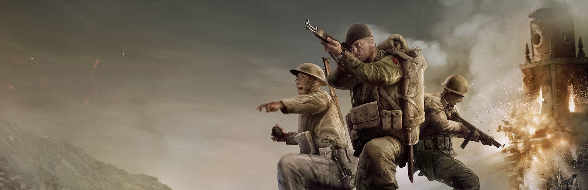 Company of Heroes 3 soldiers in the Mediterranean theatre of war